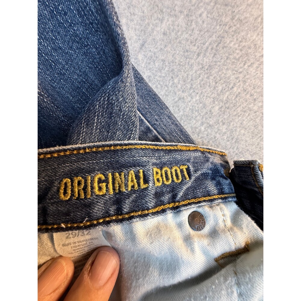 American Eagle Original Bootcut Jeans Women's Y2K Size 29x32 Medium Wash - Picture 4 of 12